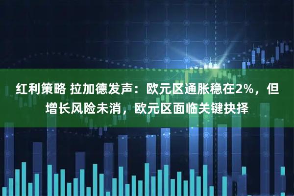 红利策略 拉加德发声：欧元区通胀稳在2%，但增长风险未消，欧元区面临关键抉择